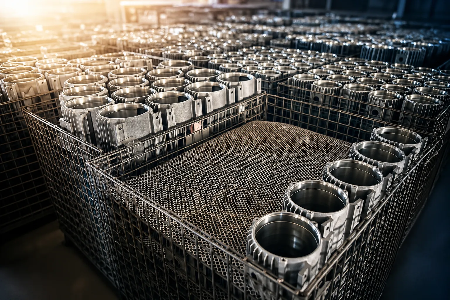 CNC 庫存與加工現場